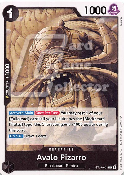 One Piece TCG (2022): Avalo Pizarro