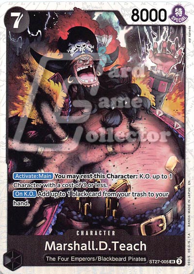 One Piece TCG (2022): Marshall D Teach