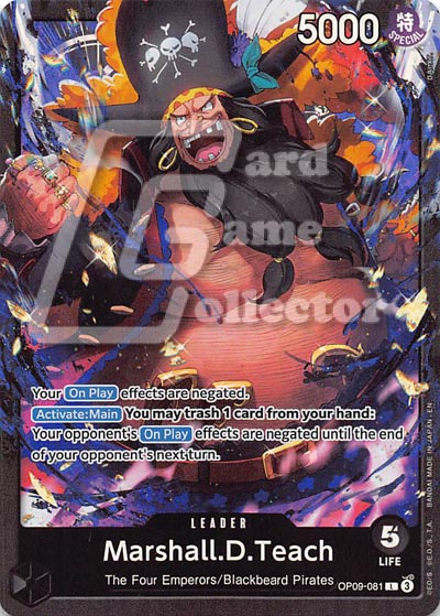 One Piece TCG (2022): Marshall D Teach