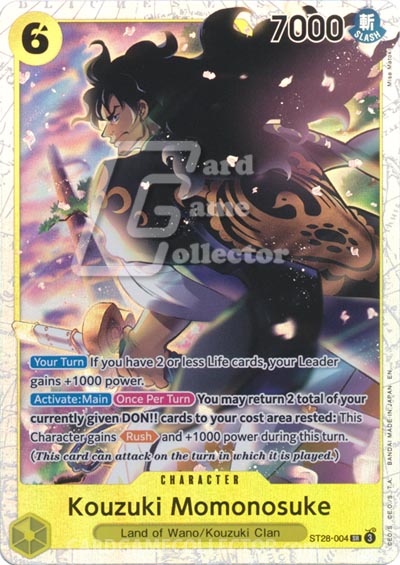 One Piece TCG (2022): Kouzuki Momonosuke