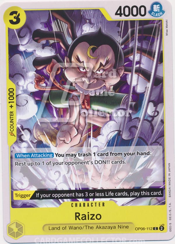 One Piece TCG (2022): Raizo