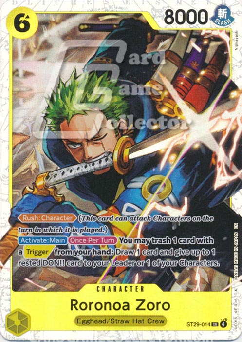 One Piece TCG (2022): Roronoa Zoro