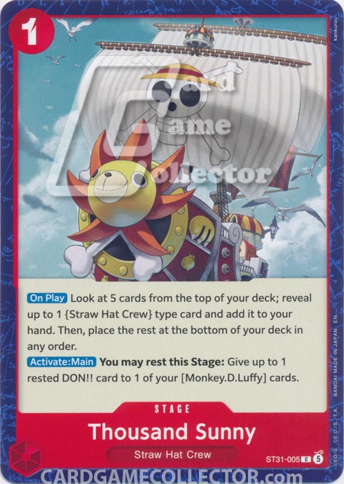 One Piece TCG (2022): Thousand Sunny