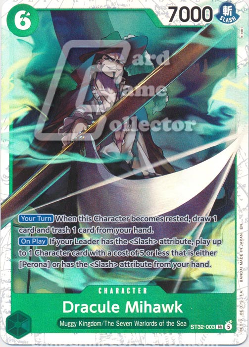 One Piece TCG (2022): Dracule Mihawk
