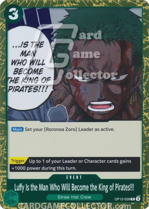 One Piece TCG (2022): Luffy Is the Man Who Will Become the King of Pirates!!!