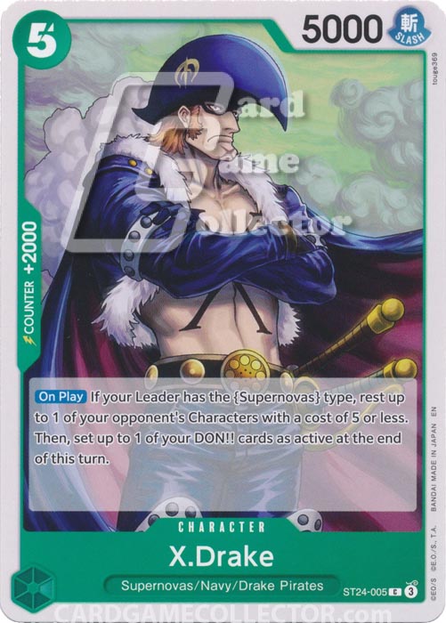 One Piece TCG (2022): X Drake