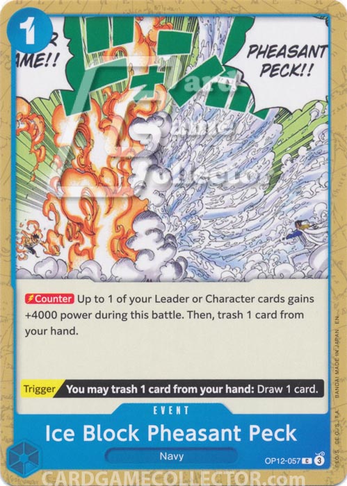 One Piece TCG (2022): Ice Block Pheasant Peck