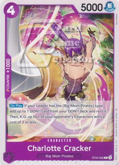 One Piece TCG (2022): Charlotte Cracker