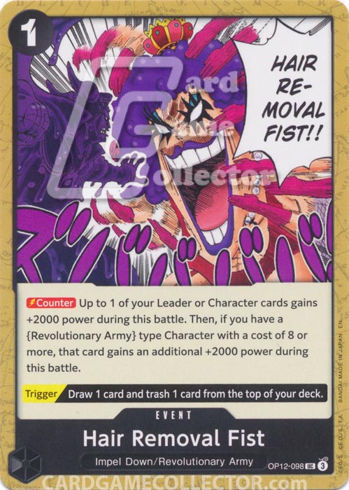 One Piece TCG (2022): Hair Removal Fist