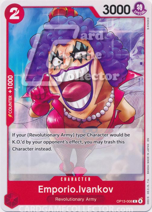 One Piece TCG (2022): Emporio.Ivankov