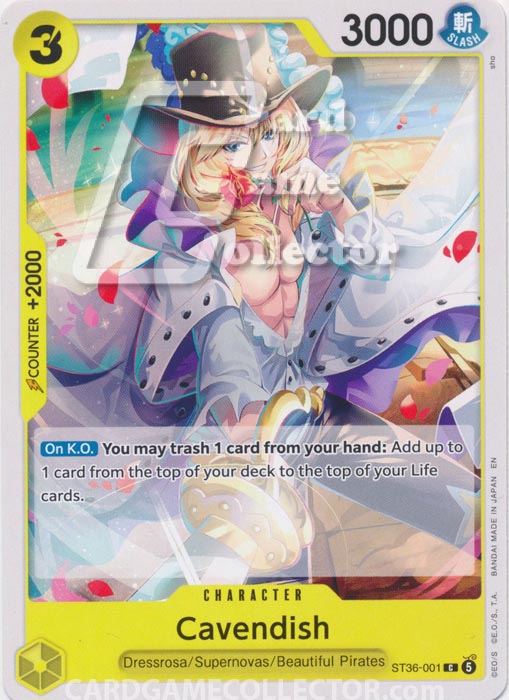 One Piece TCG (2022): Cavendish