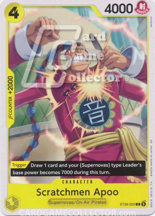 One Piece TCG (2022): Scratchmen Apoo