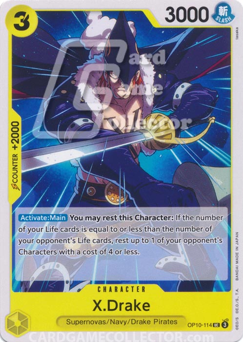 One Piece TCG (2022): X Drake