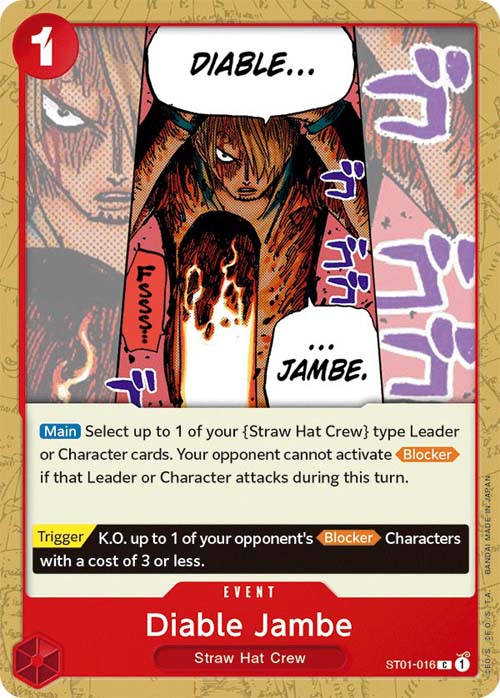 One Piece TCG (2022): Diable Jambe
