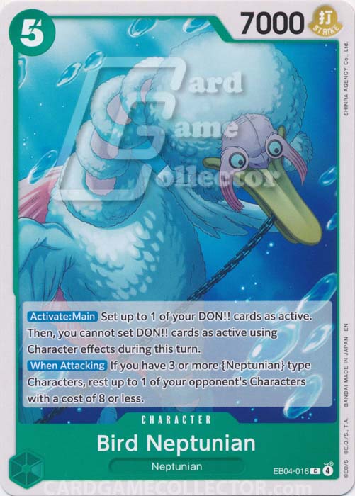 One Piece TCG (2022): Bird Neptunian