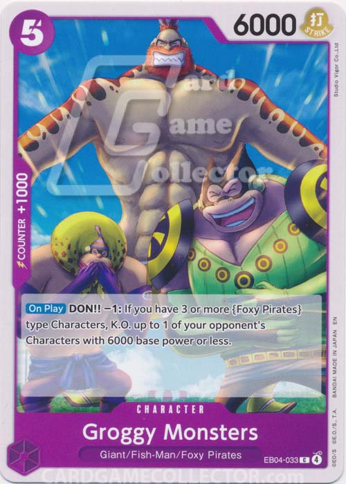 One Piece TCG (2022): Groggy Monsters