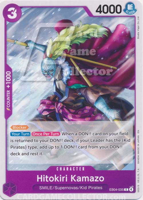 One Piece TCG (2022): Hitokiri Kamazo