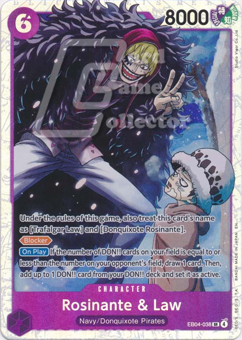 One Piece TCG (2022): Rosinante & Law