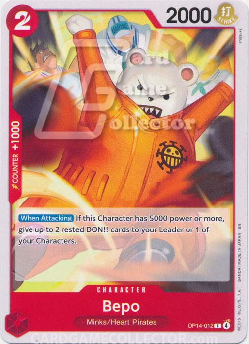 One Piece TCG (2022): Bepo