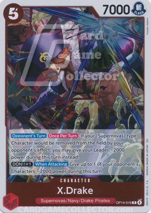 One Piece TCG (2022): X.Drake
