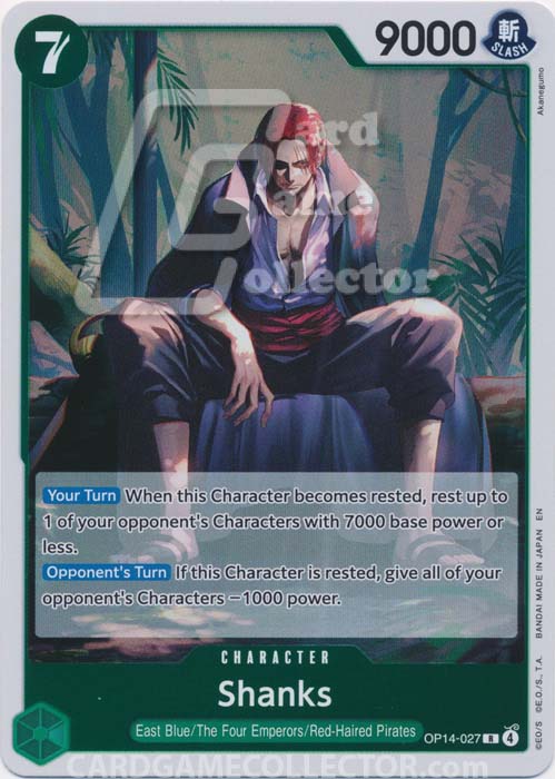 One Piece TCG (2022): Shanks