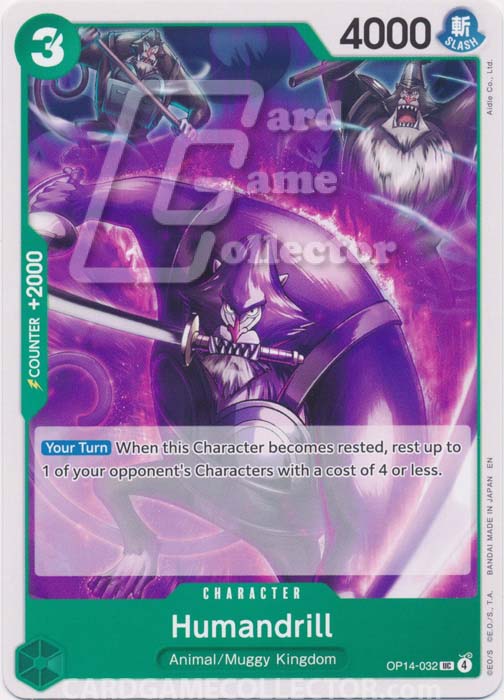 One Piece TCG (2022): Humandrill
