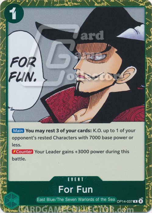 One Piece TCG (2022): For Fun