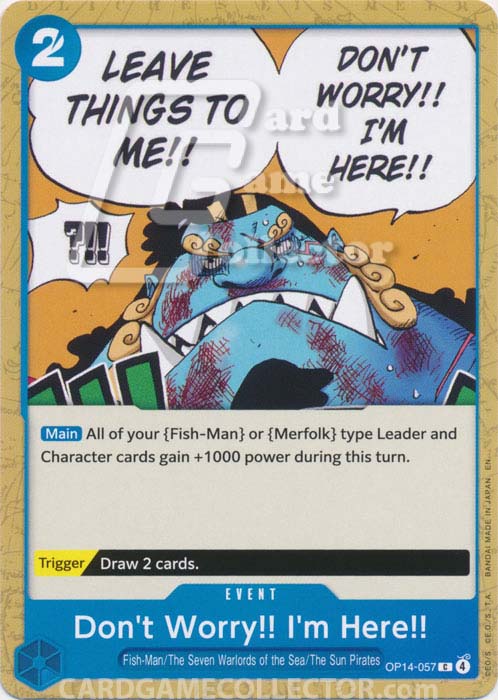 One Piece TCG (2022): Don't Worry!! I'm Here!!