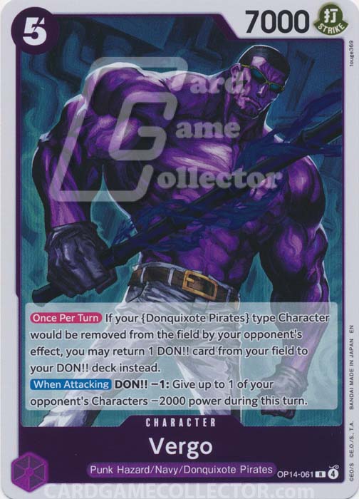 One Piece TCG (2022): Vergo