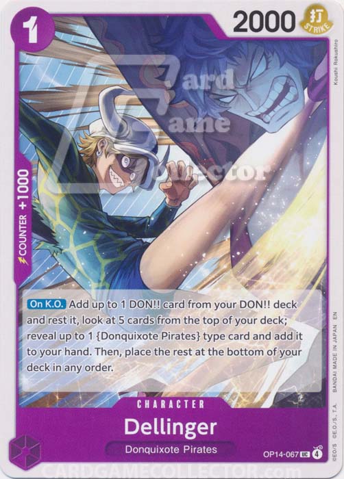 One Piece TCG (2022): Dellinger