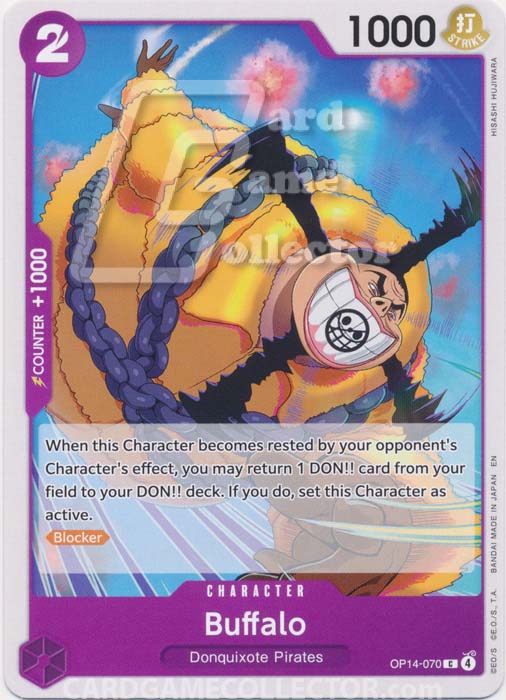 One Piece TCG (2022): Buffalo