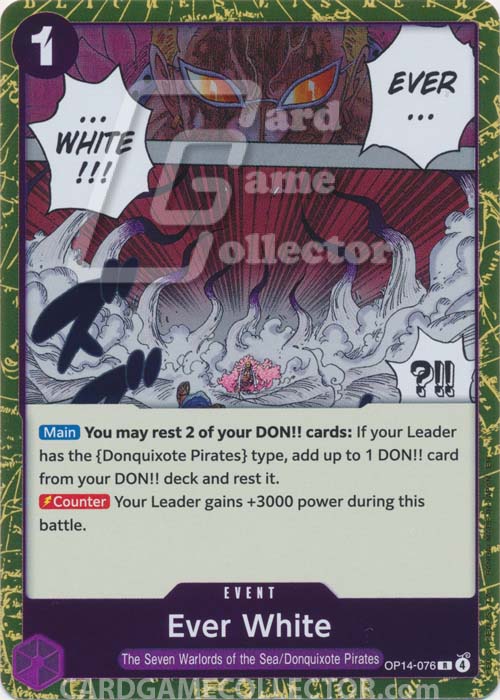 One Piece TCG (2022): Ever White