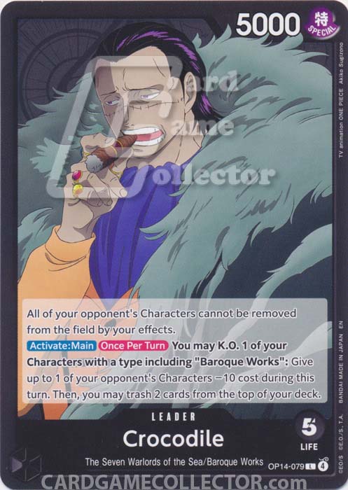 One Piece TCG (2022): Crocodile