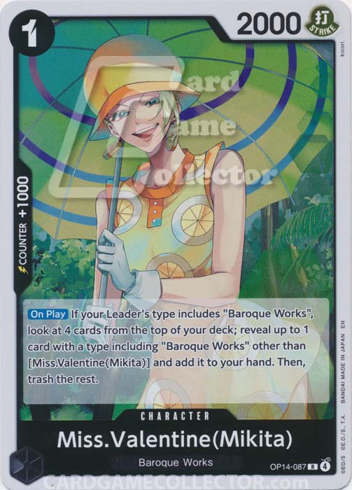 One Piece TCG (2022): Miss.Valentine(Mikita)