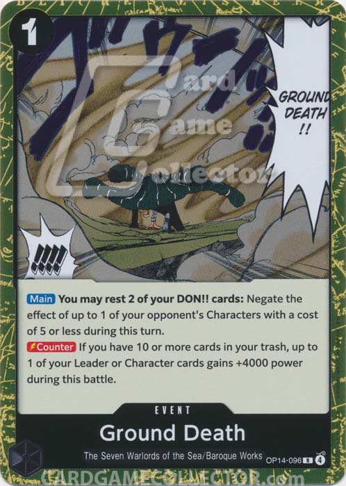 One Piece TCG (2022): Ground Death