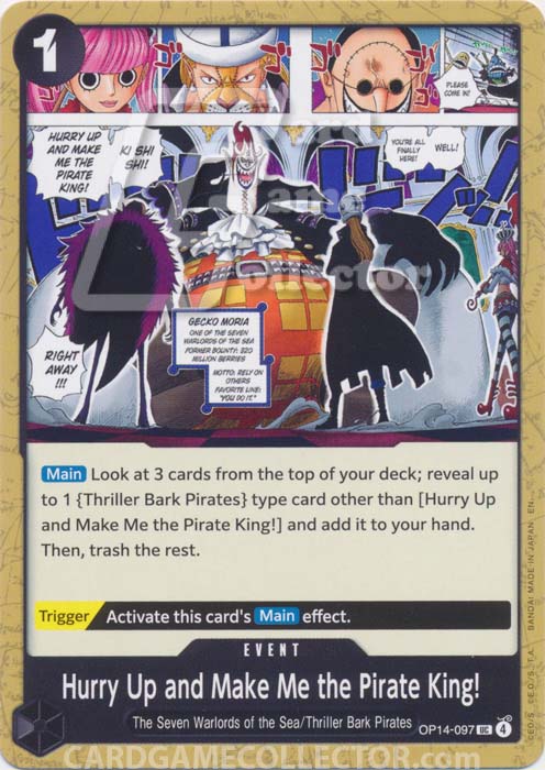 One Piece TCG (2022): Hurry Up and Make Me the Pirate King!