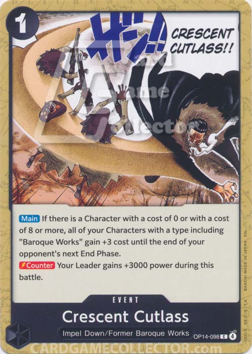 One Piece TCG (2022): Crescent Cutlass