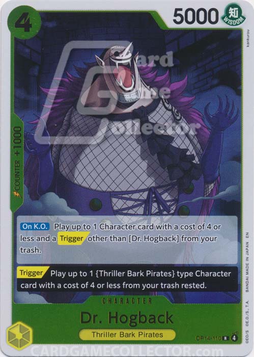 One Piece TCG (2022): Dr. Hogback
