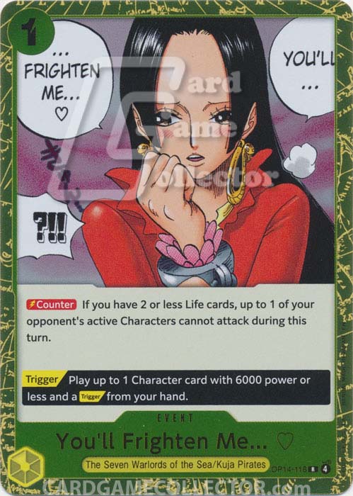 One Piece TCG (2022): You'll Frighten Me... ♡