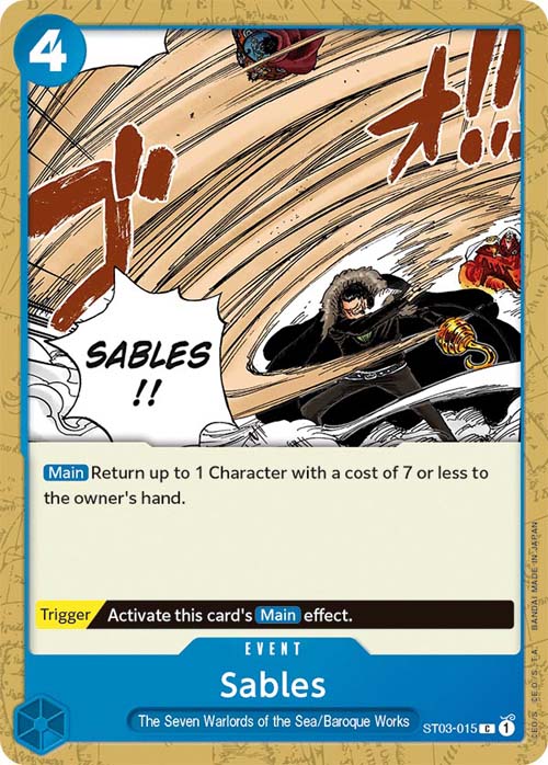 One Piece TCG (2022): Sables