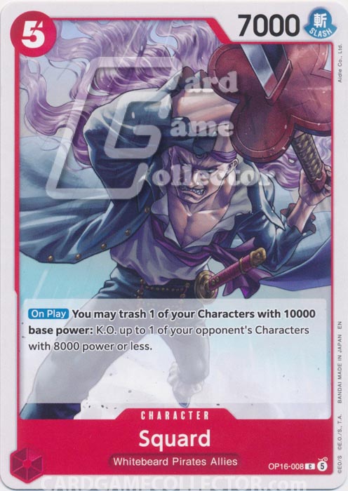 One Piece TCG (2022): Squard