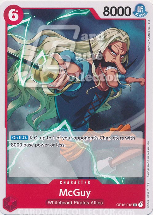 One Piece TCG (2022): McGuy