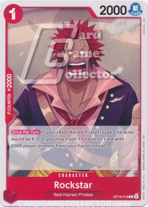 One Piece TCG (2022): Rockstar