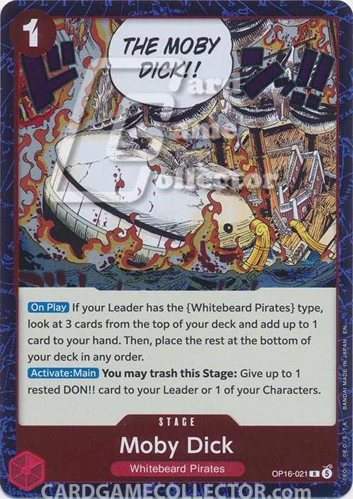 One Piece TCG (2022): Moby Dick