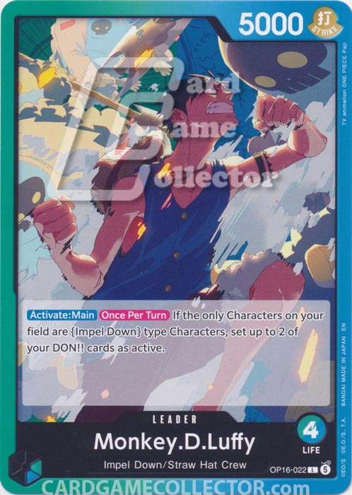 One Piece TCG (2022): Monkey D Luffy