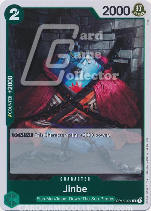 One Piece TCG (2022): Jinbe