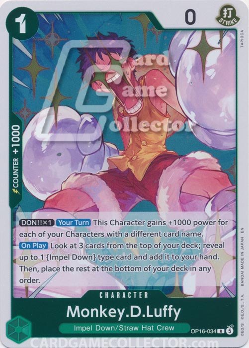 One Piece TCG (2022): Monkey D Luffy
