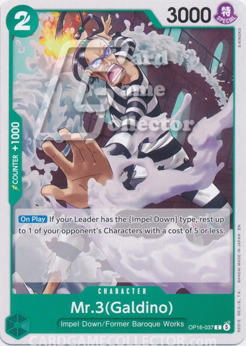 One Piece TCG (2022): Mr. 3 (Galdino)