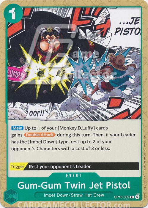 One Piece TCG (2022): Gum-Gum Twin Jet Pistol