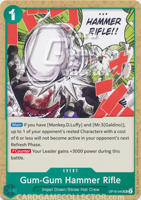One Piece TCG (2022): Gum-Gum Hammer Rifle